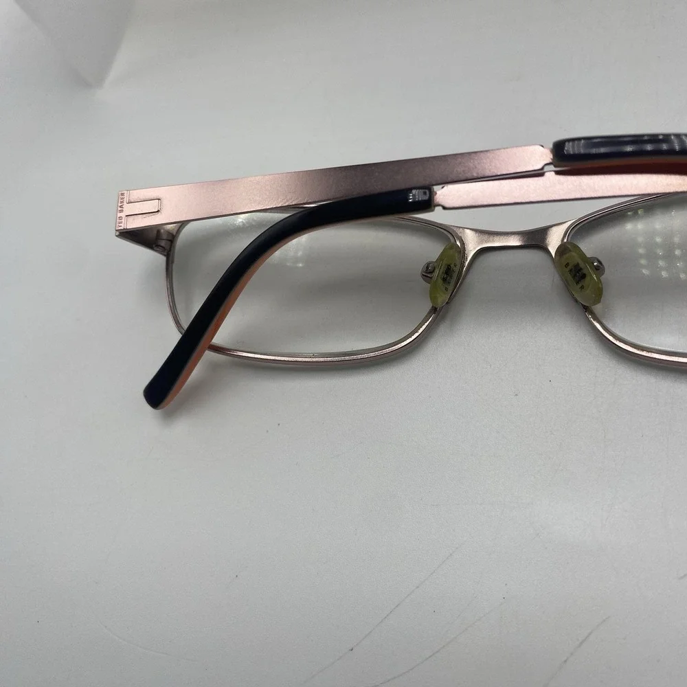 Ted Baker Eyeglasses Women FRAME ONLY Alosiu B222 52-16-135 Black Pink 557